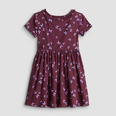 Baby & Toddler Girl Jumping Beans® Pointelle Ruffle Dress