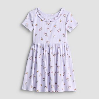 Baby & Toddler Girl Jumping Beans® Pointelle Ruffle Dress