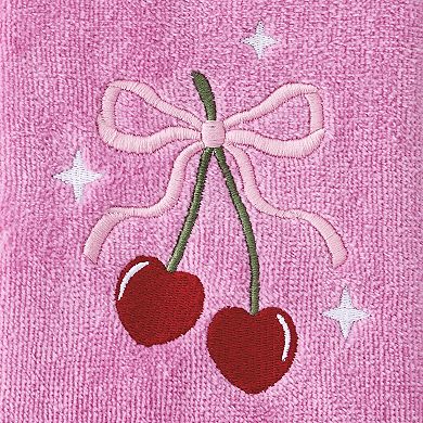 SKL Home Cherry Hearts 2-Piece Hand Towel Set