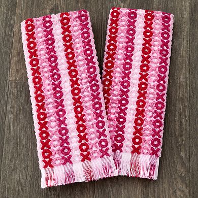 SKL Home XOXO Hand Towel 2-Piece Set