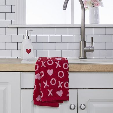 SKL Home X's & O's 2-Piece Hand Towel Set