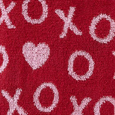 SKL Home X's & O's 2-Piece Hand Towel Set