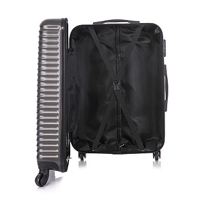 TUCCI Italy Travola 3-Piece Hardside Spinner Luggage Set