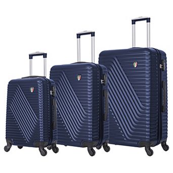 TUCCI Italy Travola 3 pc Hardside Spinner Luggage Set