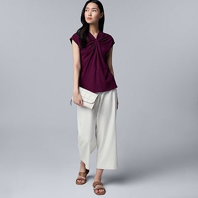 Women's Simply Vera Vera Wang Twisted Detail Top
