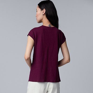 Women's Simply Vera Vera Wang Twisted Detail Top