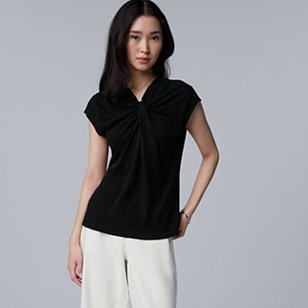 Women's Simply Vera Vera Wang Twisted Detail Top