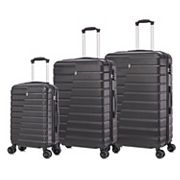 Rockland 4-Piece Print Luggage Set