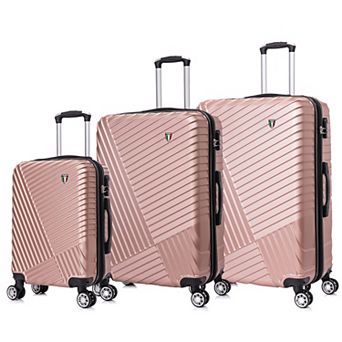 TUCCI Italy Volaro 3 pc Hardside Spinner Luggage Set