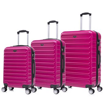 TUCCI Italy Carravia 3 pc Hardside Spinner Luggage Set