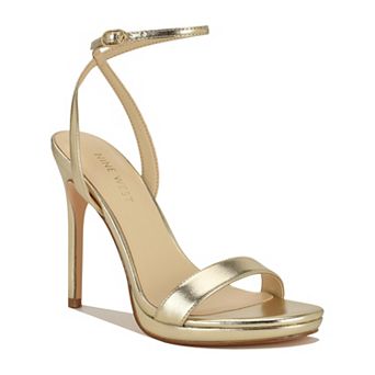 Nine West Lorent Women's Open Toe Stiletto Heel Dress Sandals