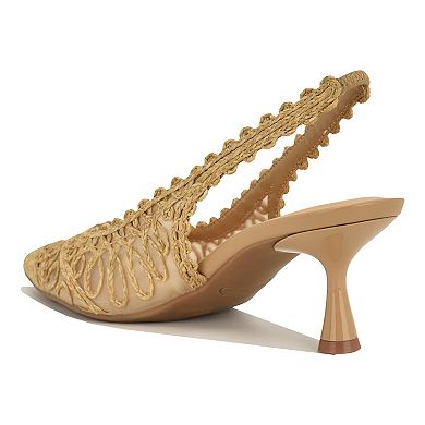 Nine West Ressa Women's Pointy Toe Slingback Pumps