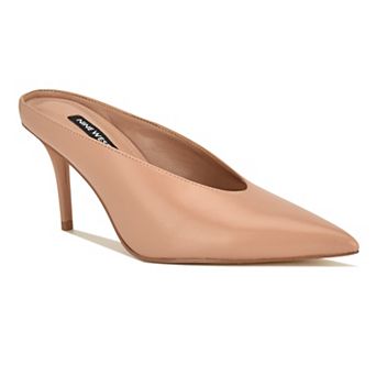 Nine West Verra Women's Pointy Toe Slip-On Mule Dress Pumps