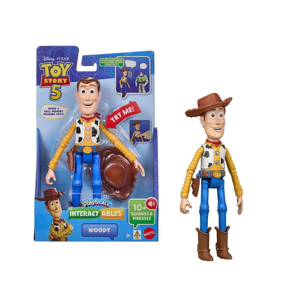 Mattel Disney's Toy Story 5 Woody 9-Inch Interactive Action Figure
