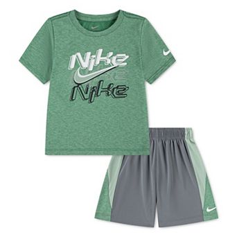 Toddler Boys Nike Short Sleeve T-Shirt & Dri-FIT Athletic Shorts 2 pc Set