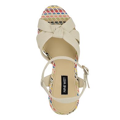 Nine West Windee Women's Round Toe Block Heel Dress Sandals