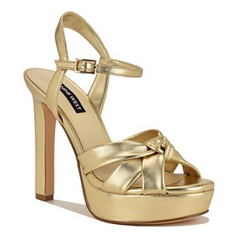 Nine West Windee Women's Round Toe Block Heel Dress Sandals