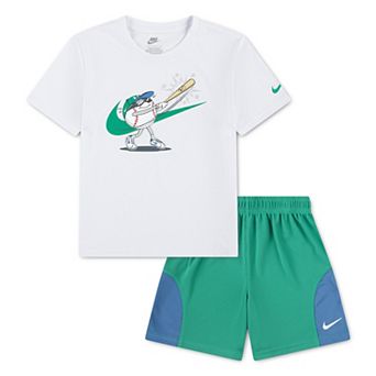 Boys 4-7 Nike Graphic T-Shirt & Mesh Shorts 2 pc Set