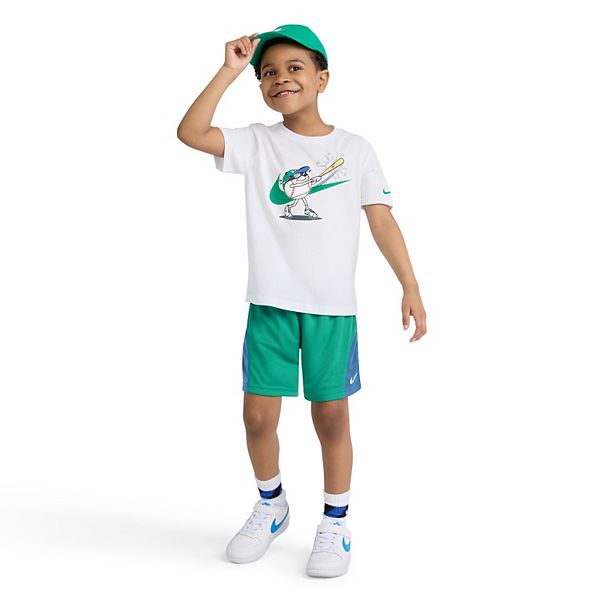 Boys 4-7 Nike Graphic T-Shirt & Mesh Shorts 2-Piece Set