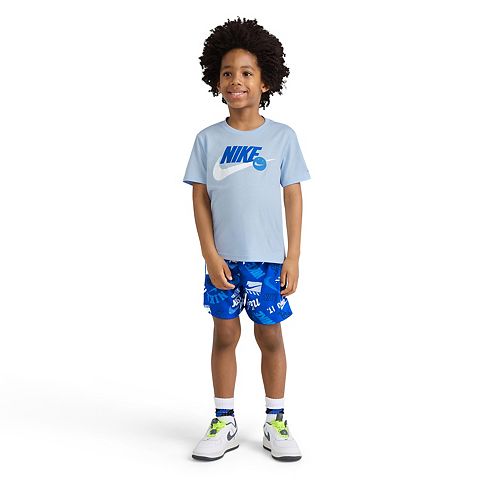 Boys 4-7 Nike Short Sleeve T-Shirt & Printed Shorts 2 pc Set