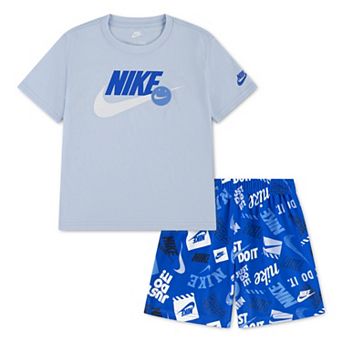 Boys 4-7 Nike Short Sleeve T-Shirt & Printed Shorts 2 pc Set