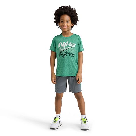 Boys 4-7 Nike Dri-FIT Icon Short Sleeve T-Shirt & Athletic Shorts 2 pc Set