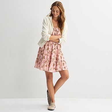 Juniors' Mary & Mo Sleeveless Dress