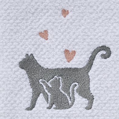 SKL Home Mama Cat Decorative 2-Piece Hand Towel Set