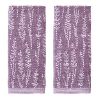 SKL Home Lavender Silhouette 2 pc Hand Towel Set