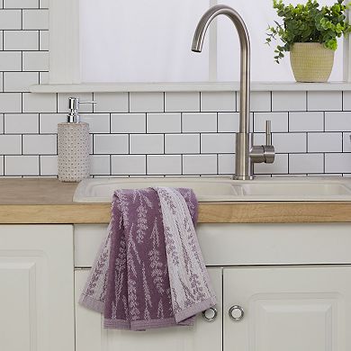 SKL Home Lavender Silhouette 2-Piece Hand Towel Set