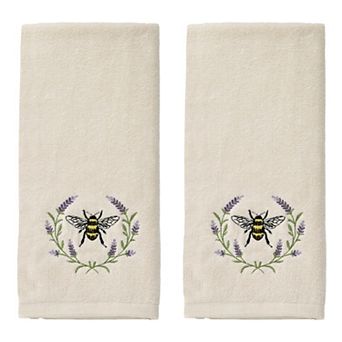 SKL Home Bee Lavender 2 pc Hand Towel Set