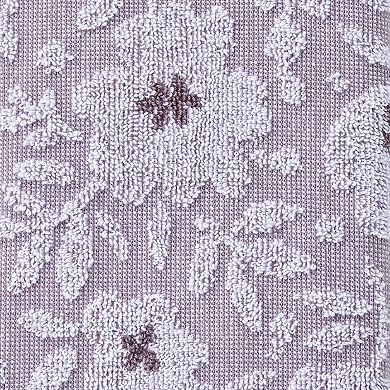 SKL Home Floral Jacquard 2-Piece Hand Towel Set