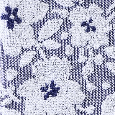 SKL Home Floral Jacquard 2-Piece Hand Towel Set