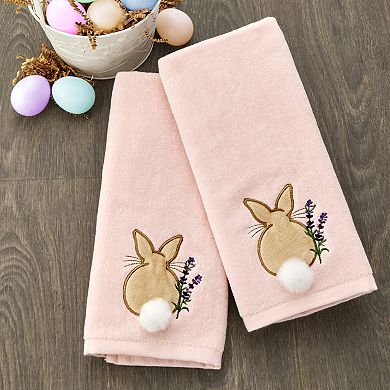 SKL Home 2-Piece Cotton Tail Embellished Hand Towel Set