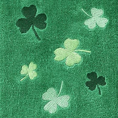 SKL Home Tossed Shamrocks 2-Piece Hand Towel Set
