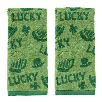 SKL Home Lucky 2 pc Hand Towel Set