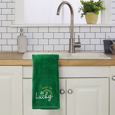 SKL Home Happy Go Lucky 2-Piece Hand Towel Set