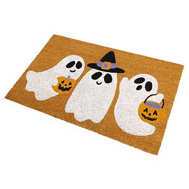 Celebrate Together™ Halloween 3 Ghosts Coir Doormat