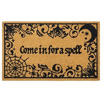 Celebrate Together™ Halloween Come In For A Spell Coir Doormat