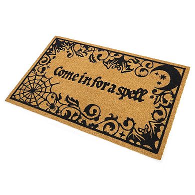Celebrate Together™ Halloween Come In For A Spell Coir Doormat