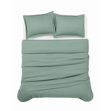Cannon Heritage Solid Duvet Cover Set with Shams