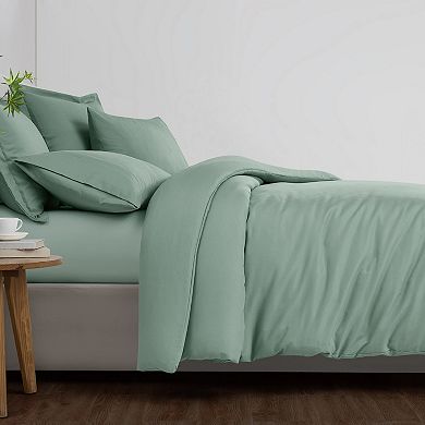 Cannon Heritage Solid Duvet Cover Set with Shams