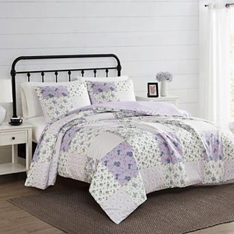 Cannon Elissa Patchwork Comforter Set with Shams