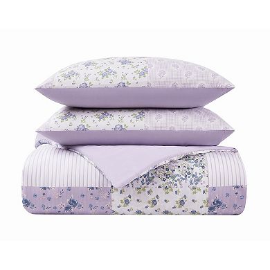 Cannon Elissa Patchwork Comforter Set with Shams