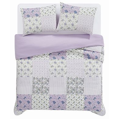Cannon Elissa Patchwork Comforter Set with Shams