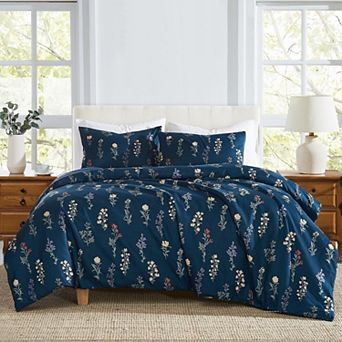 Cannon Avery Floral Duvet Cover Set with Shams
