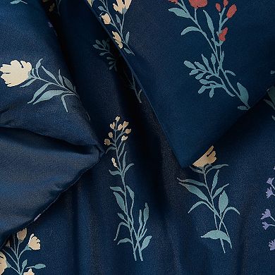 Cannon Avery Floral Duvet Cover Set with Shams