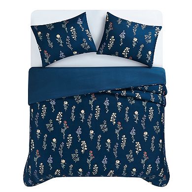 Cannon Avery Floral Duvet Cover Set with Shams
