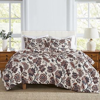 Cannon Jacobean Duvet Cover Set with Shams