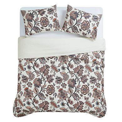 Cannon Chloe Jacobean Duvet Cover Set with Shams